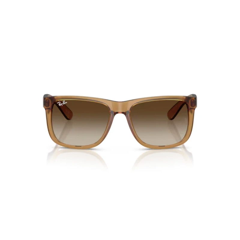 Ray Ban Justin Unisex Γυαλιά Ηλίου με Μπεζ Κοκκάλινο Σκελετό και Καφέ Φακό 0RB4165 681413 55
