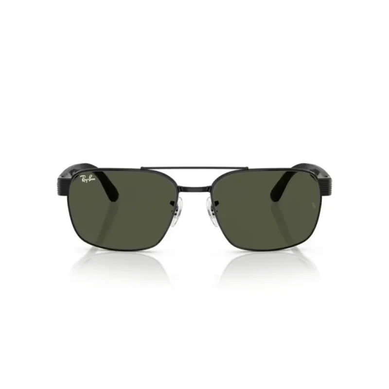 Ray Ban Ανδρικά Γυαλιά Ηλίου με Black Μεταλλικό Σκελετό και Crystal G-15