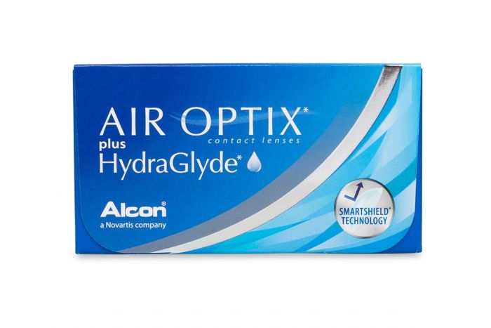 Alcon Air Optix Plus Hydraglyde ( 6 φακοί ) Μηνιαίοι Μυωπικοί
