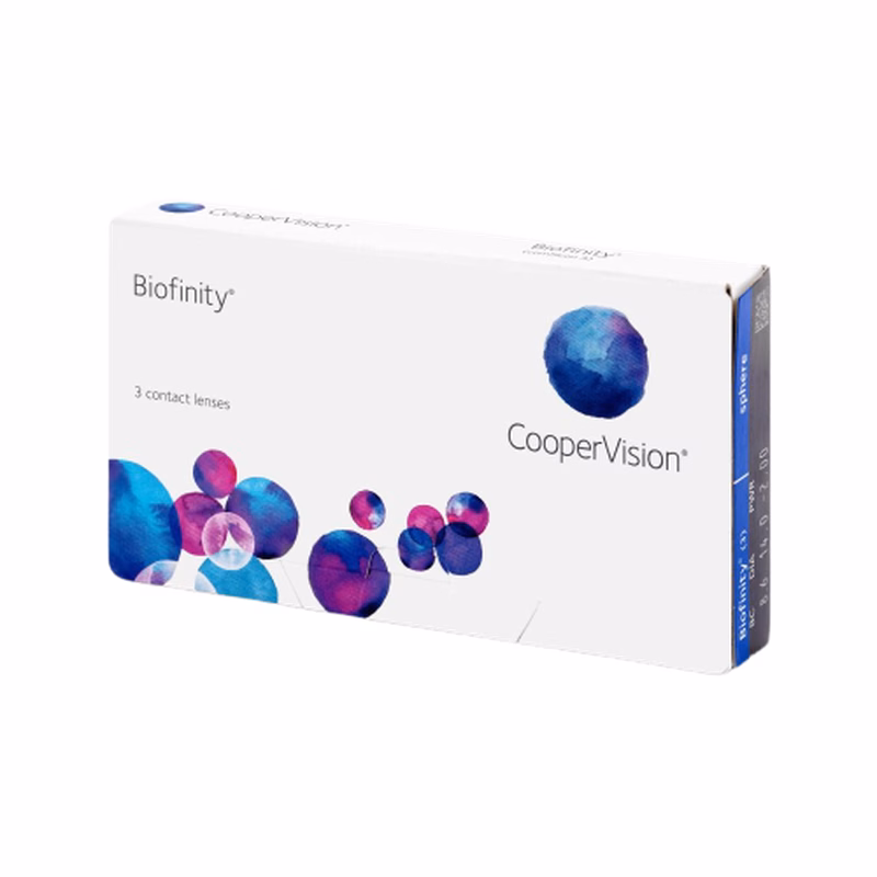 Biofinity ( 3 φακοί ) μηνιαίοι μυωπίας